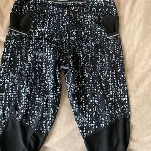 Two Capri Leggings Lululemon and Athleta